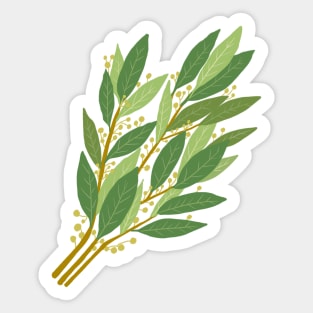 Herbs garden/bay leaf Sticker